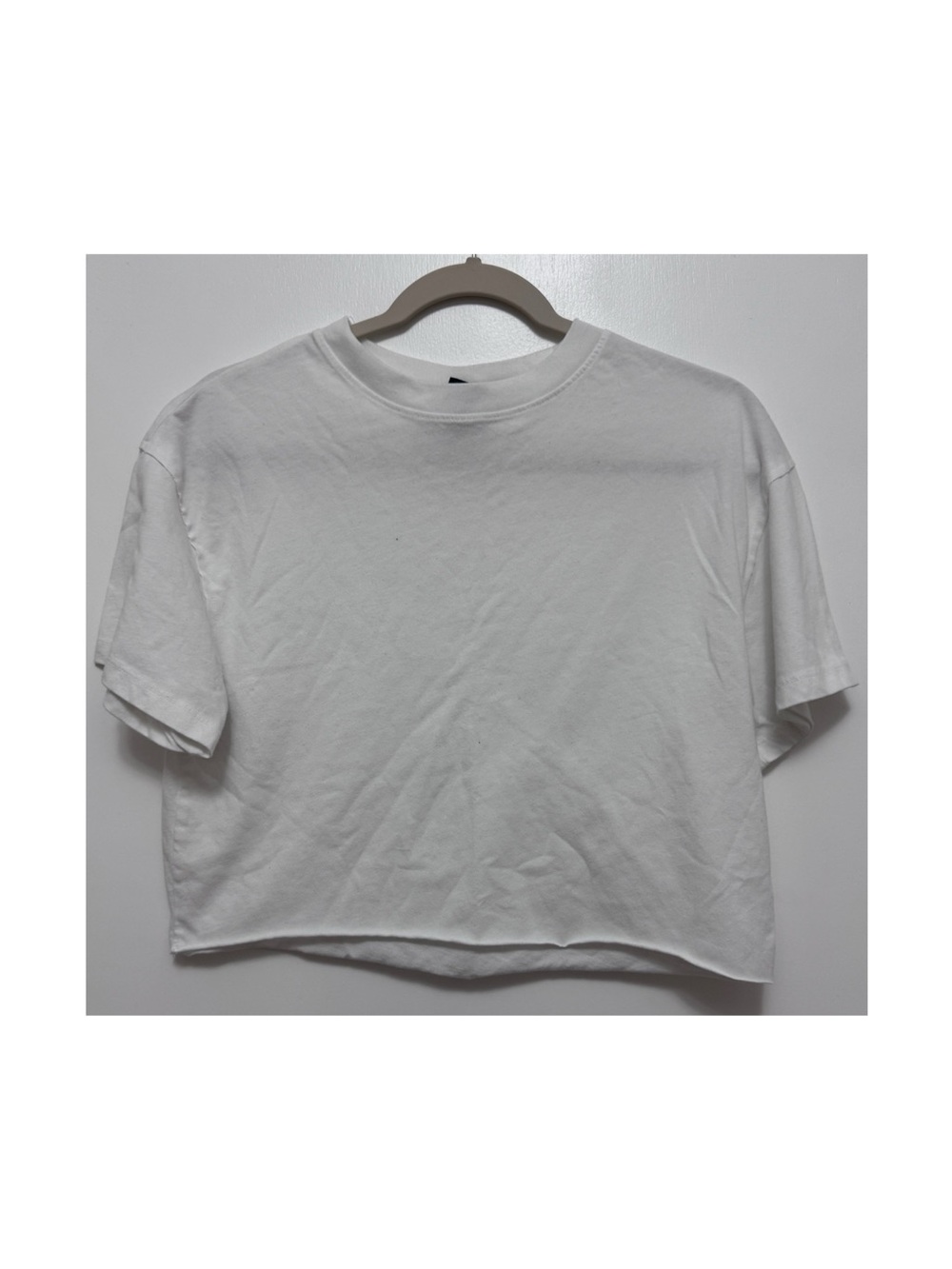 wild fable White Cropped Crewneck Tee